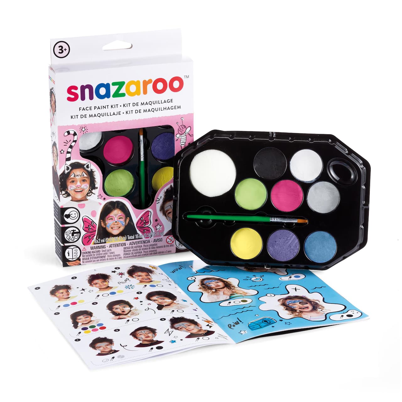 Trousse de peinture pour le visage Snarazoo, fantaisie